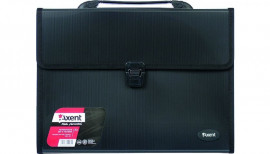 Портфель-картотека на 3 отделения А4, черн. Портфель-картотека на 3 отделения А4, черн.