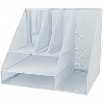 Підставка-органайзер мультифункц. 345*290*290мм., 2127-21-A, метал., білий