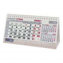 Календарь настольный домиком 2026 г., Standart, 210*100 мм., на пружие