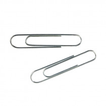 Скрепки 50мм., оцинкованные, круглые,  100шт., картон. уп.