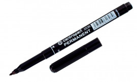 Маркер перманентный, круглое острие 1мм.(M), 2536, черн.