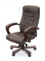 Кресло для руководителя Атлант EX MB, (Кожа LC) коричн. Кресло для руководителя Атлант EX MB, (Кожа LC) коричн.