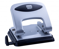 Діркопробивач на 2 отвори, до 30 аркушів BM.4031, металевий, 133*114*93мм., сріб.