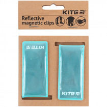 Набор клипс светоотражающих, мятные