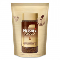 Кофе растворимый Nescafe Gold 100г. в пакете (8445290995919)