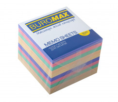 Блок для запису неклеєний 90*90*70мм., "Декор"