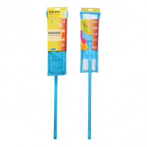 Швабра для мытья пола 130см. с насадкой из микрофибры, 44*13см., телеск. ручка 80-130см.