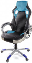 Крісло геймерське Гріг PL TILT Синій (Чорний/синій), син.