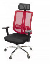 Кресло для персонала Сити CH ANF, красн.