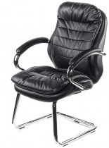 Кресло конференционное Валенсия CH CF (PU-черный), черн.
