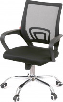 Кресло для персонала Тито 6108B CH TILT, черн.