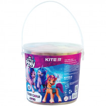 Крейда кольорова Jumbo, 15 шт. у відерці "My Little Pony"