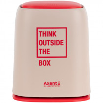 Настольный контейнер для мусора, прямоугольный, персиковый