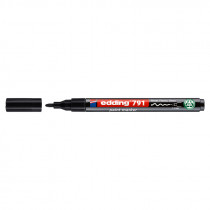 Маркер для маркування усіх поверхонь e-791n, круглий наконечник 1-2мм., чорн.