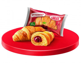 Круасанчик з Вишневим наповнювачем в індивідуальній упаковці, 1,44кг. (32*45г.)