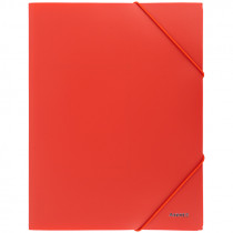 Папка на резинках А4, Earth colors, корал.