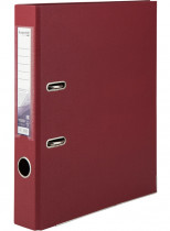 Регистратор 5см. А4 (PP), двусторонний, вишнев.