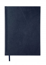 Щоденник недатований STRONG, 336стор., кремовий блок, обгортка бумвініл, темно-син.