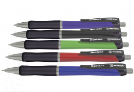 Ручка шариковая автоматическая Montana, корпус ассорт., стержень син.