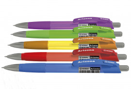 Ручка шариковая автоматическая Arizona, корпус ассорт., стержень син.