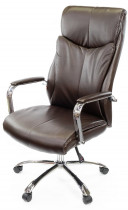Крісло для керівника Маккай CH ANF, темно-корич.