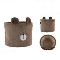 Корзина для хранения 3100 Sweet Bear 30х25 см, плюшевая
