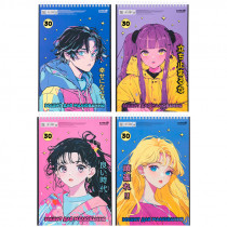 Тетрадь для рисования, 30 л., спир., софт тач + УФ лак, Kite