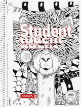 Коледж-блок А4 Premium, лінія, 80 арк., Zenart Lama