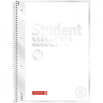 Коледж-блок А4 Premium, клітинка, 80 арк., White