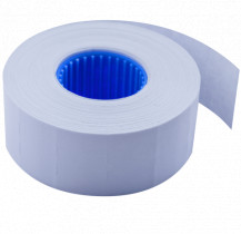 Етикет-стрічка 26*16мм., прямокутні, внутрішня намотка, 1000шт./рул., 10рул/уп., біл.