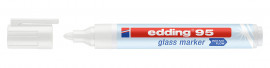 Маркер Glassboard для скляних досок e-90, круглий наконечник 2-3мм., біл.