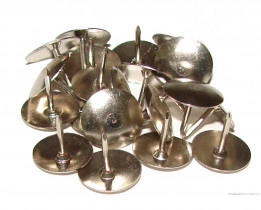 Кнопки металеві 50шт/уп., нікель