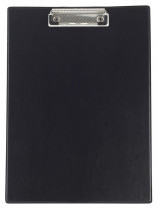 Планшет з верхнім прижимом (PVC) А4, чорн.