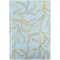 Книга учета 96л. твердый переплет, офсет, серия Waves, клетка, голуб.