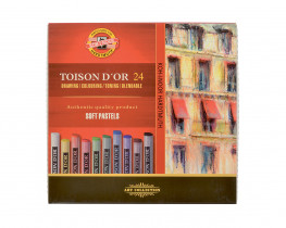 Пастель суха 24 кольори, TOISON D'OR 8514