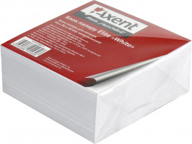 Блок для запису неклеєний 9*9*40мм., Elite белый