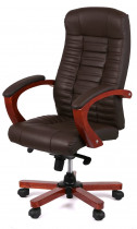 Крісло Атлант EX MB, (Шкіра LC) коричн.