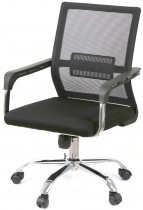 Кресло для персонала Бруно mesh СН TILT, черн.