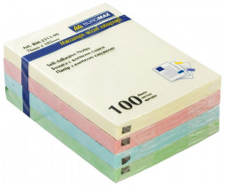 Блок бумаги с клейким слоем 102*76мм.*100 листов, mix