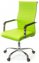 Кресло для персонала Кап FX СН TILT (PU lime green), салат.