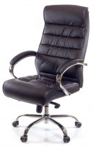 Кресло для руководителя Камиль CH MB, кожа, черн.