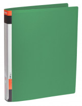 Папка А4, 25мм., 2кольца (PР), зелен.