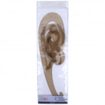 Лекала, №3, набор 3 шт., большой