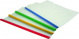 Папка с планкой А4, 6мм., пластик, ассорт.