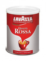 Кофе молотый Qualita Rossa 250г., купаж арабика/робуста, жестяная банка