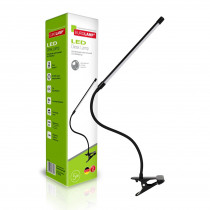 Светильник настольный на прищепке LED LED-TLP-5W, 6500К, 5Вт, черн.