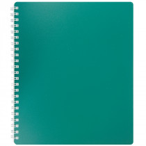 Тетрадь на спирали В5, 80л., клетка, CLASSIC, пластик. обложка, зелен.