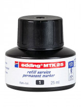 Чорнило для заправки перманентних маркерів E-МTK25, 25мл. , чорн.