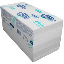 Рушники V (ZZ)-складка з целюлози 2 шари, 200шт. (23*21см.), біл.