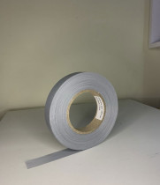 Лента светоотражающая 2,5см, 100м, коэфициент отражения: R>250, серебр.